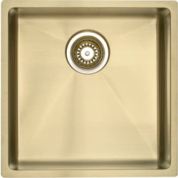 Lavabo Kubus 400 Soft køkkenvask, 44x44 cm, messing pvd