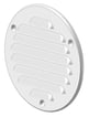 Ventilationsrist i metal MTA14B udvendig diameter Ø100 mm hvid
