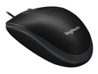 Logitech USB optisk mus sort
