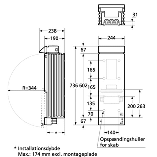 Måleskab udendørs IM-S