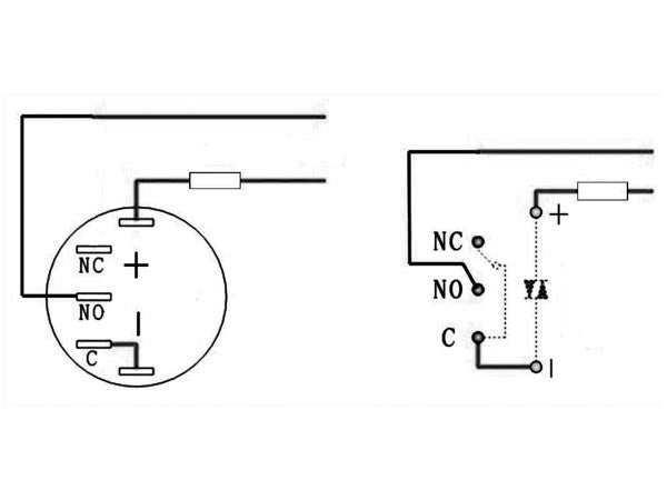 ProSwitch - Stålkontakt, 1P ON-ON Ø16mm