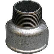 2" x 1" Galvaniseret spidsmuffe
