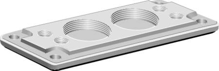 KABELFLANGESET FL21 2XM50+4XM20