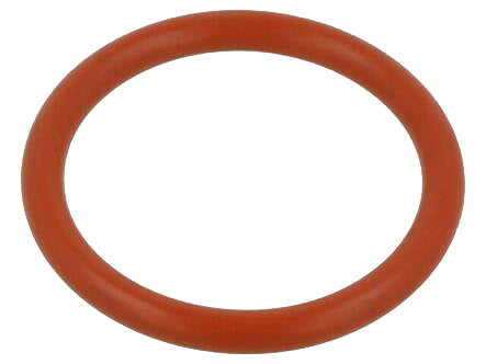 Silikone O-ring - Øi50mm, 6mm tyk, Rød