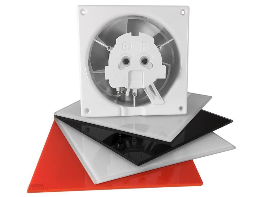Ventilator - dRim Ø100, Bevægelsessensor, Kugleleje, 8W