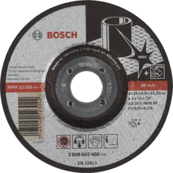 Bosch slibeskive INOX, 125 x 6 mm