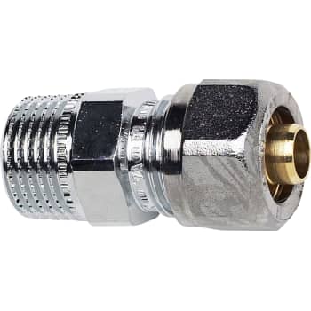 1/2" x 15 mm TA Pex overgang nippel