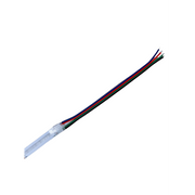 LED strip kobler til løse ledninger - 10mm, RGB COB, IP20, 5V-24V
