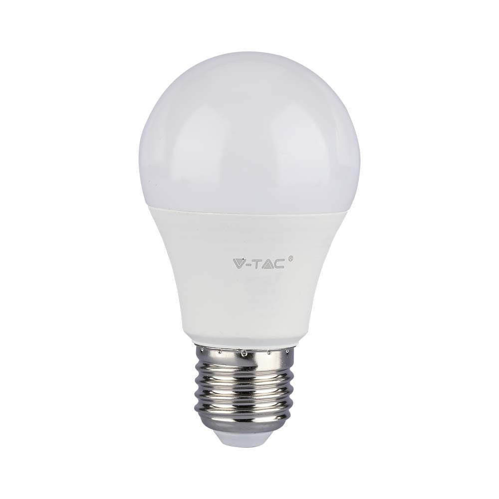 A60 LED Pære 10,5W E27 - Plastik, Samsung Chip, 3000K - 5 års garanti