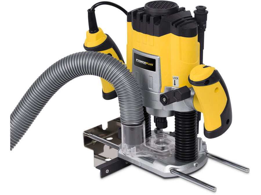 Overfræser 1200W med 6 fræserjern