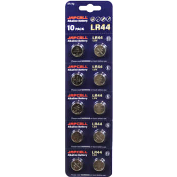 Japcell alkaline LR44 knapcelle batteri, 10 stk.