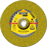 Klingspor skrubskive A 24 Extra, til metal, 230 x 6 mm, Forsat