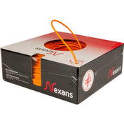 Ledning H07Z1-U 1x1,5 orange, R100, halogenfri (PVL)