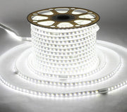 5 m. vandtæt LED strip 6000k 230V, IP67