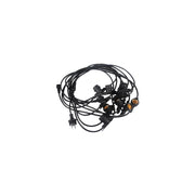 Lyskæde til 10 stk. E27 pærer - 10 meter, IP44, 230V, uden lyskilde