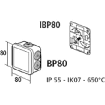 DÅSEBESLAG IBP 80 X 80