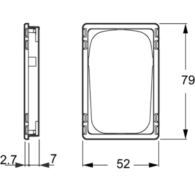 LK Fuga teknisk monteringsramme SLIM 1½m