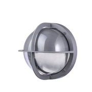 Skotlampe TOBI med halvskærm, E27, alu