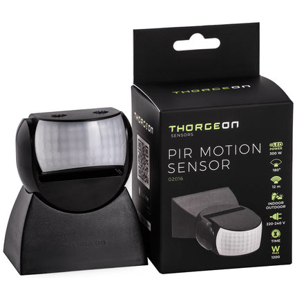 Bevægelsessensor 180° - Sort