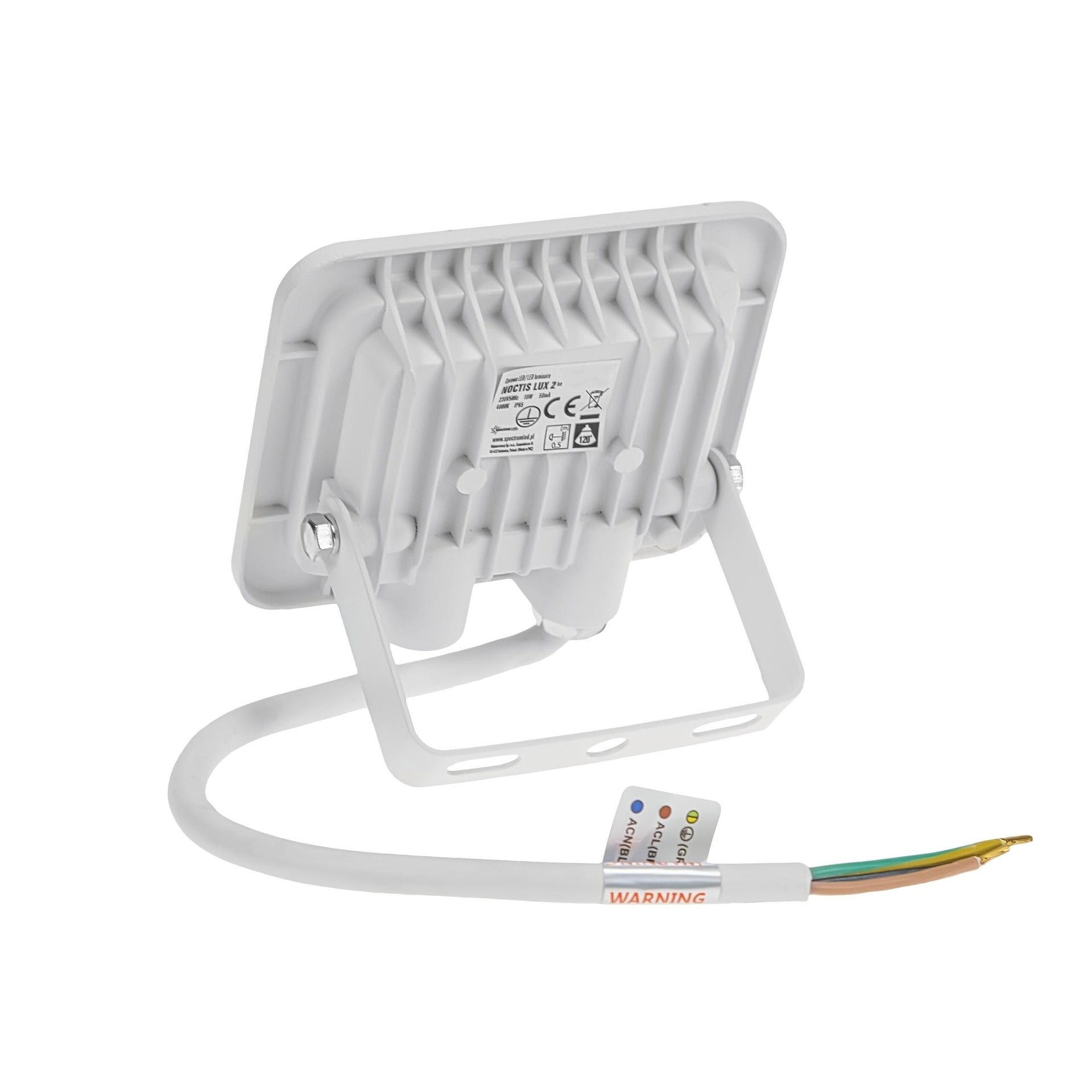 20W LED projektør m. sensor 6000K 1800 Lumen