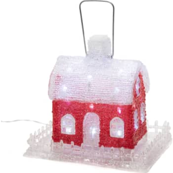 Konstsmide Fuglehus i akryl, 32 hvide LED, højde 92 cm.