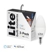 Lite Bulb Moments E14 C35 RGB 2700 - 6500K 4,5W Mælkehvid kertel lyskilde Wi-Fi 3 pakke