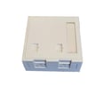 Officebox for 4 x RJ45 Keystone konnektor hvid