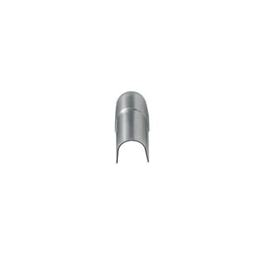 M-dækskinne endestykke 22mm