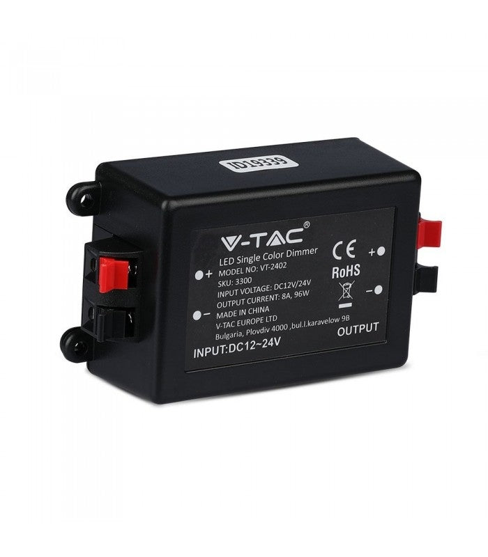 Trådløs dæmper med fjernbetjening - RF trådløs, memory funktion, 12V/24V (96W / 192W)