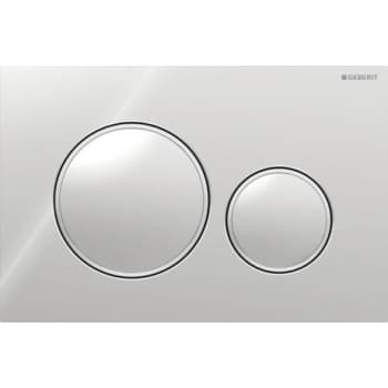 Geberit Sigma 20 betjeningsplade i krom/mat krom