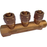 GP Fordelerrør 3-vejs muffe/nippel 3/4" x 15 mm