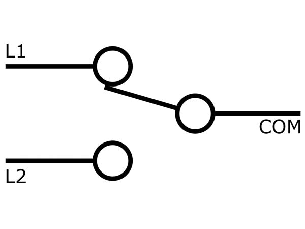 ProSwitch - Vandalsikret stålkontakt, 1P ON-(ON) Ø16 Hvid