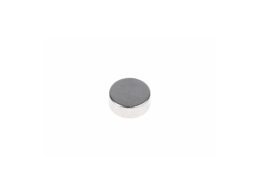 Magnet, neodynium - Cyl. N38 Ni Ø5x2mm (10 stk.)