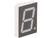 7-segment LED display - 30,6mm, Katode, Rød (60mcd)