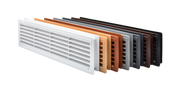 Dør/låge-ventilationsrist - 115x430mm, Hvid