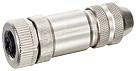 Løst stik M12 hun lige 2-polet B-kodet til ProfiBus skærmet med skrue terminaler maks. 0,75mm2. Kabe