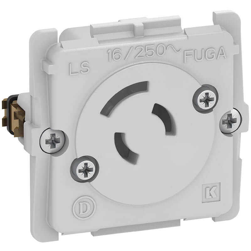 Fuga lampestikkontakt 2-leder med jord