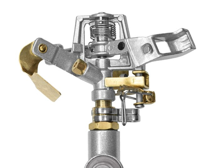 Havevander, impulsvander på spyd - LUX, alu./messing