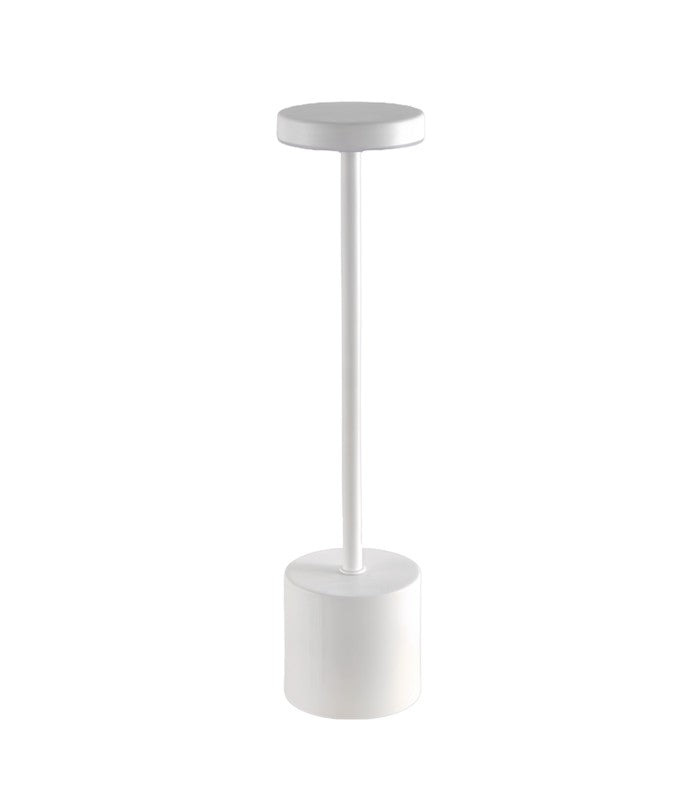 Opladelig LED bordlampe Inde/ude - Hvid, touch dæmpbar, CCT, IP54 udendørs (3W, 300lm, RA80)
