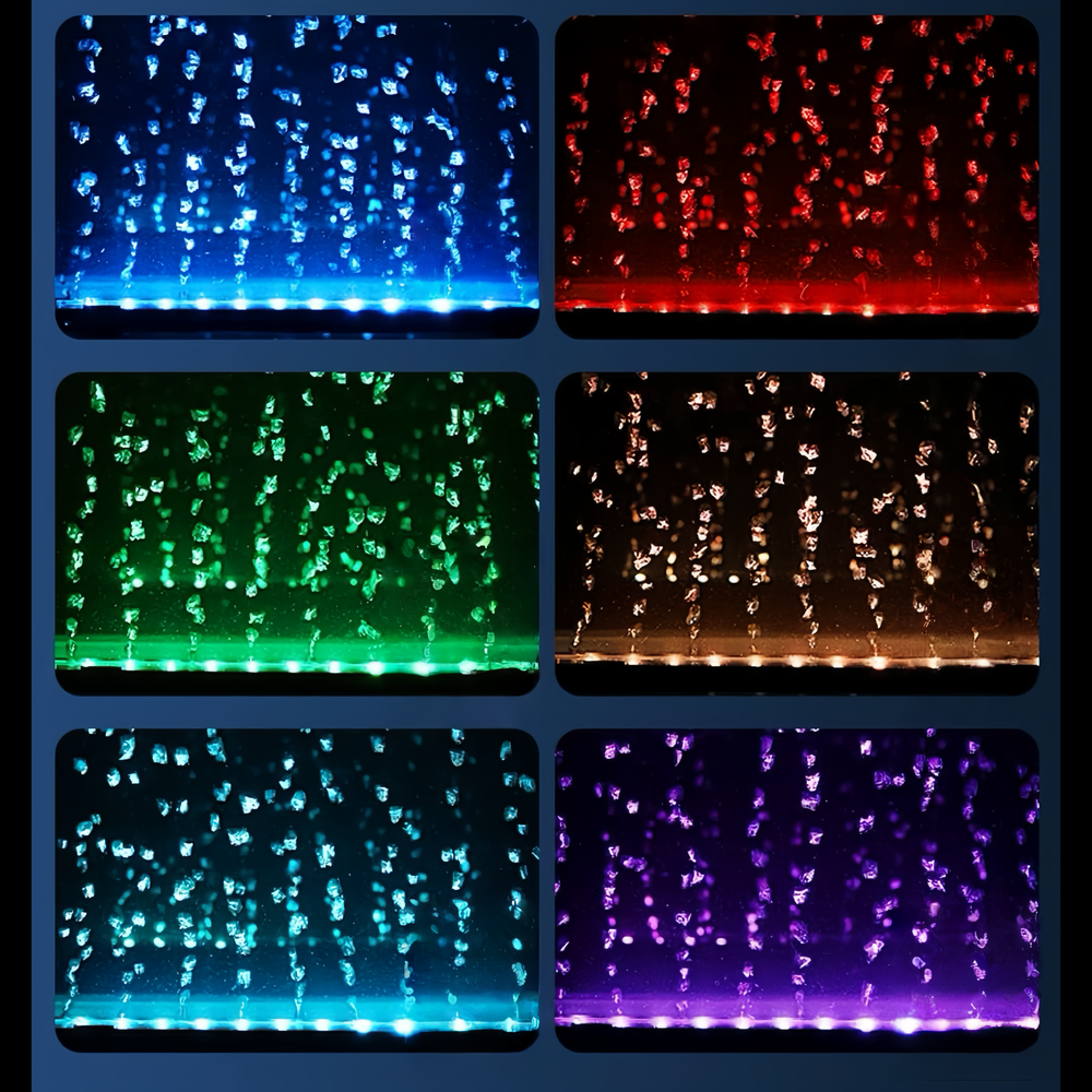 40 cm Akvarie Armatur - 12W, RGB+NW, Kan Bruges med Luftpumpe, IP68 Eksklusivt til Akvarier - Effektiv og Holdbar