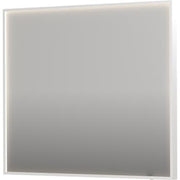 Sanibell INK SP19 LED spejl 90x80cm på mathvid aluramme