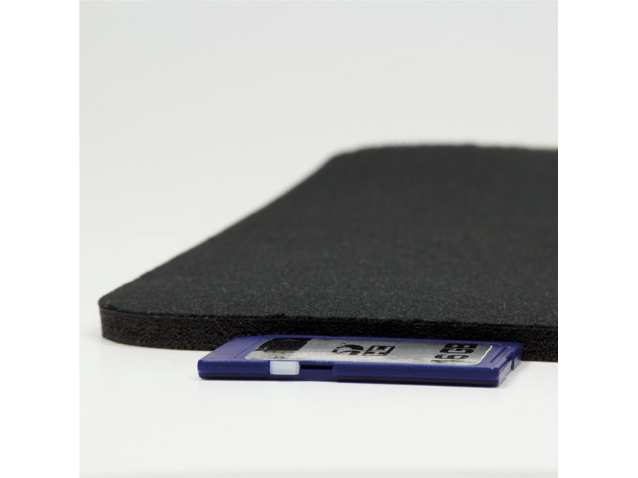 Musemåtte - gummi, Sort