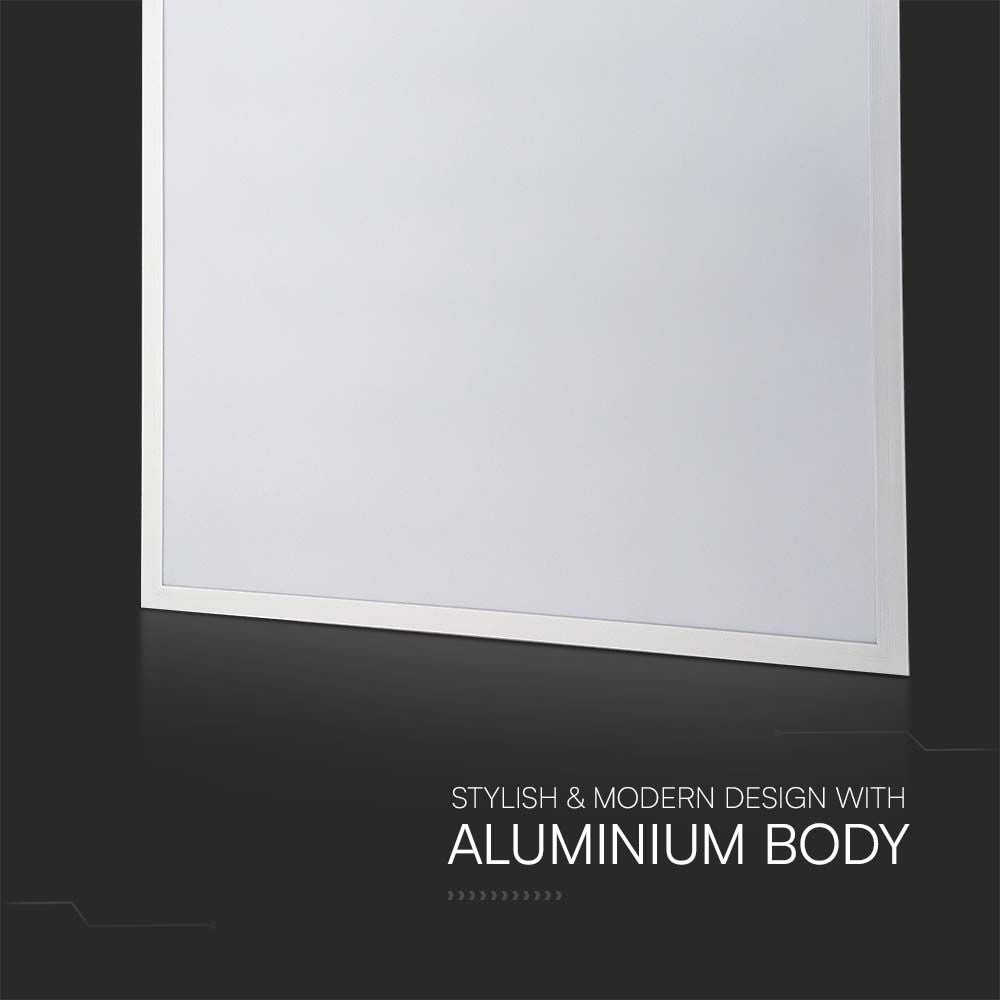 V-Tac 60x60 LED panel - 40W, 120lm/W, 5 års garanti, hvid kant