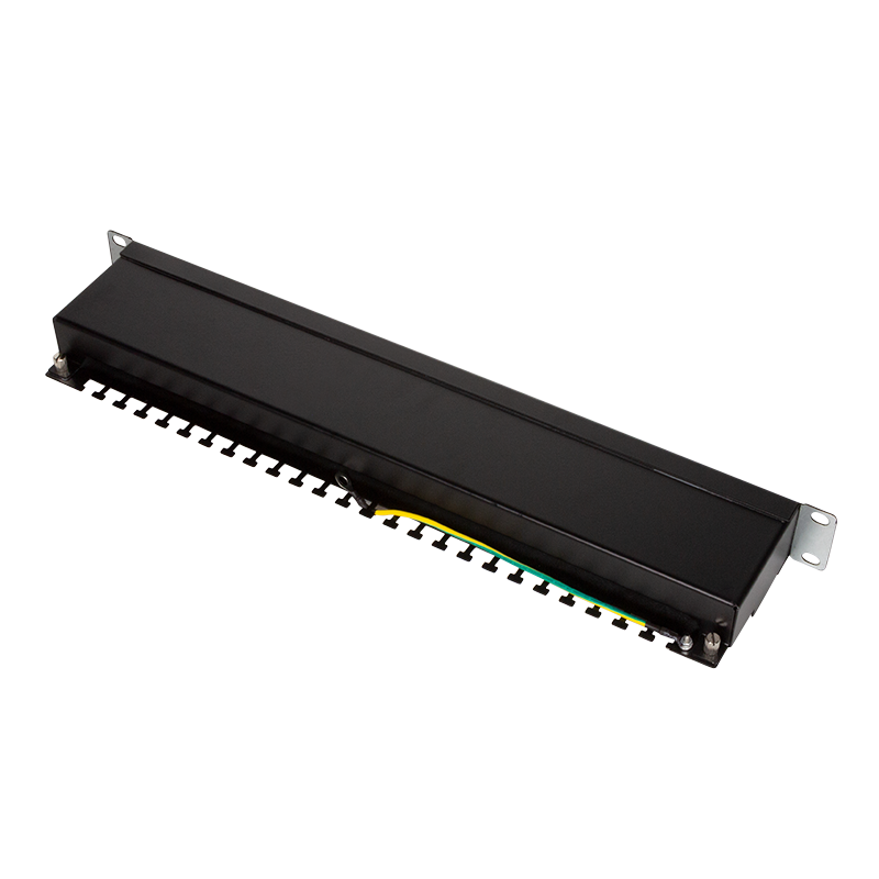 19" CAT6 Patch Panel - 24 Port, STP, Sort, EconLinie