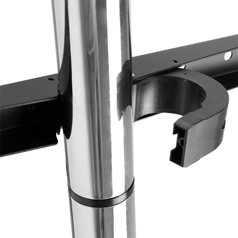 TV-gulvstand - 49-70". V-fod, maks. 40kg, Krom