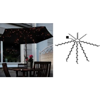 Veli solcelle parasol lyskæde