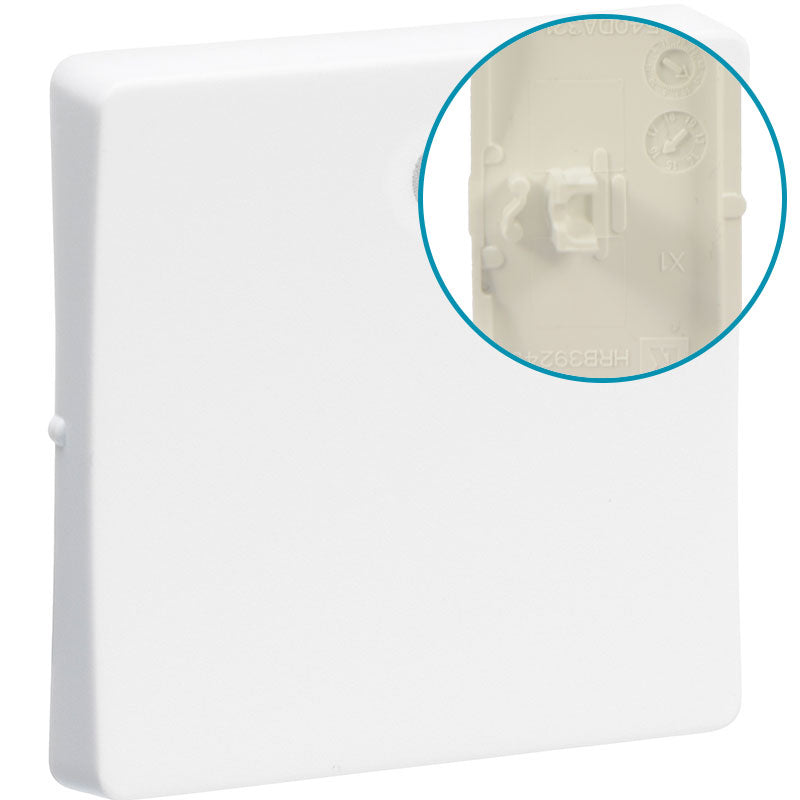 LK FUGA®afbryder 16A tangent 2 pol 1, hvid (ny type)