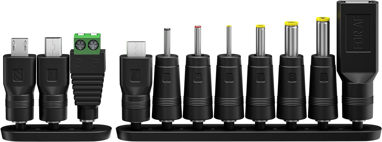 Universal netadapter - 3-12Vdc, 27W (2,25A) inkl. 11 stik