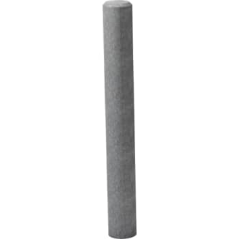 hanit palisade, rund, 10 x 60 cm, grå genbrugsplast