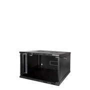 19" væg-rackskab - 6U B540xD400mm, Sort